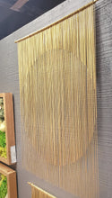 Load image into Gallery viewer, Brass Tapestry/ Mid Century Modern/ Modern/ Contemporary/ Home Decor/Wall Hanging/

