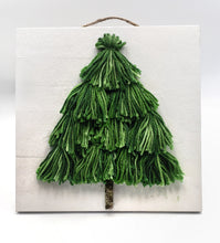 Load image into Gallery viewer, Holiday Yarn Tassel Tree Craft Kit/Christmas Kit/Christmas Craft/ Holiday Craft/Kids Craft Kit/ Adult Craft Kit/Craft Kit/Christmas Gift/
